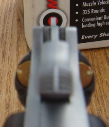 NAA mini-revolver with proper sight picture